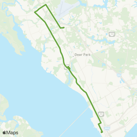 HRT Denbigh Boulevard map