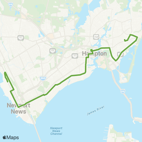 HRT Buckroe Shopping Center map