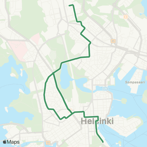 HSL Olympiaterm. - Päärautatieas. - Kamppi - Töölö - Messukeskus map