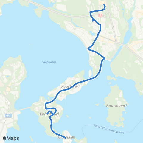 HSL Munkkivuori-Kaskisaari map