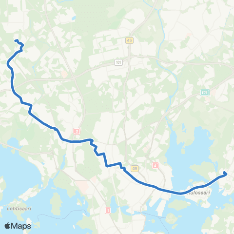 HSL Herttoniemi(M)-Kalasatama(M)-Pasila-Konala-Malminkartano map