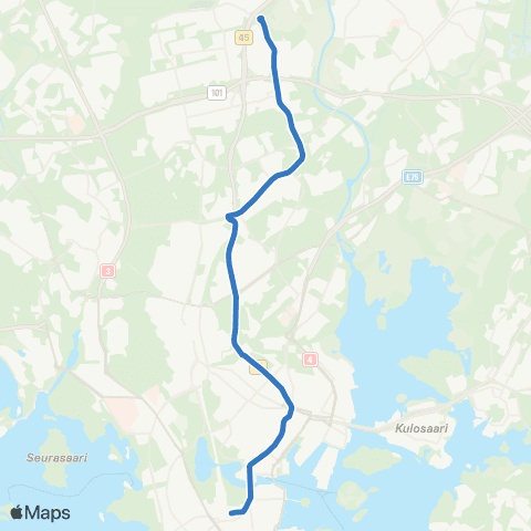 HSL Rautatientori-Oulunkylä-Itä-Pakila map