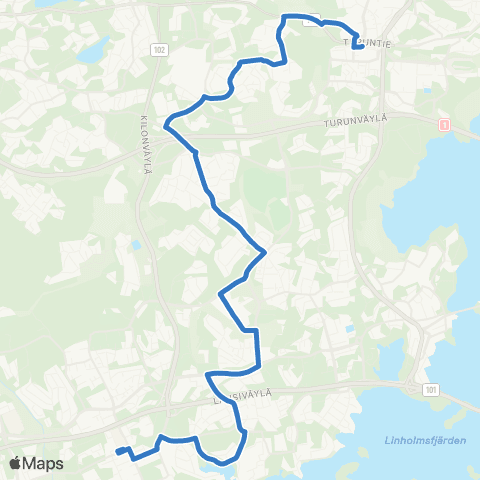 HSL Matinkylä (M)-Urheilupuisto (M)-Mankkaa-Kilo-Leppävaara map