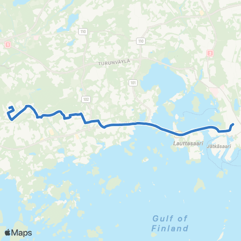 HSL Kamppi-Olari map