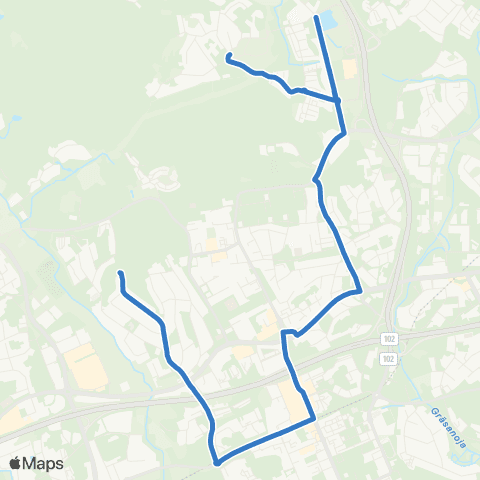 HSL Friisilä-Matinkylä (M)-Henttaa map