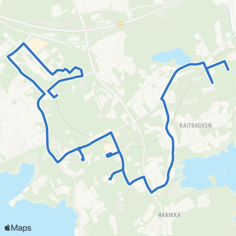 HSL Espoonlahden keskus-Soukka-Iivisniemi map