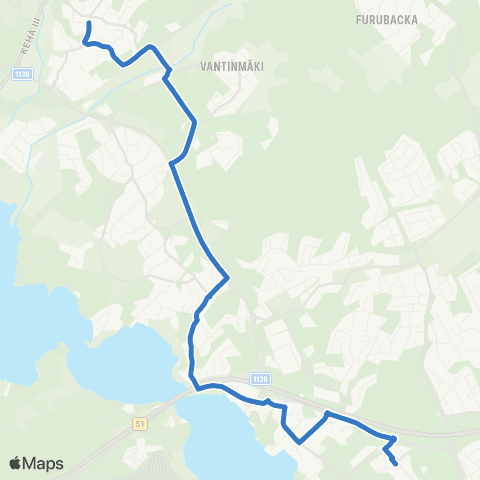 HSL Espoonlahti (M)-Kivenlahti (M)-Saunalahti-Kauklahti map