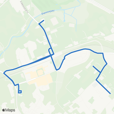 HSL Espoon keskus-Suvela map