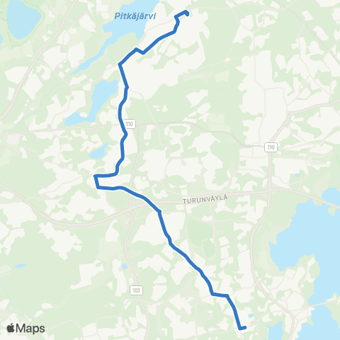 HSL Tapiola (M)-Mankkaa-Kauniainen-Viherlaakso-Jupperi map