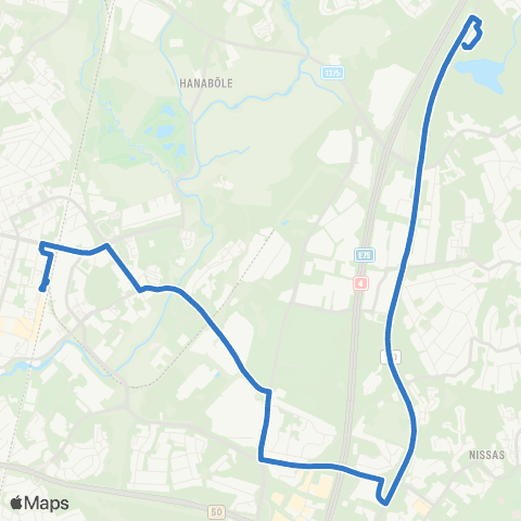 HSL Tikkurila - Kuusijärvi map