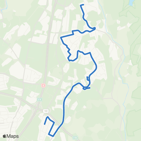 HSL Hakunilan palvelulinja map