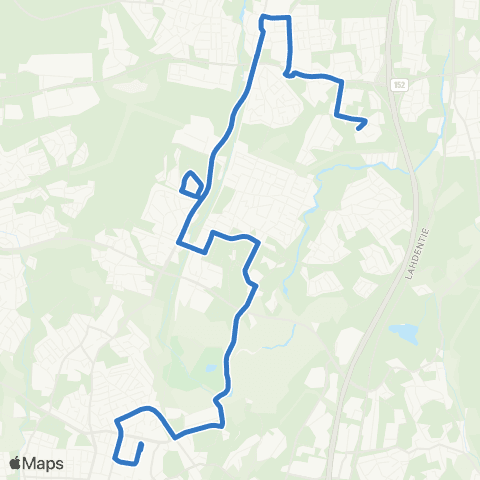 HSL Tikkurila as.-Korso-Mikkola map
