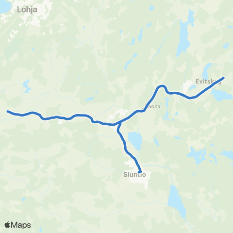 HSL Kuntakeskus-Bocksintie-Siuntion kk.-Raivio-Evitskog map