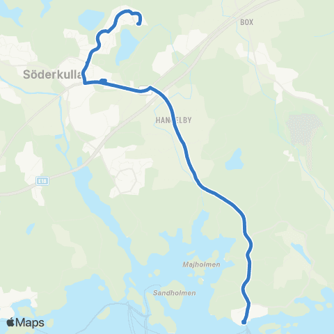 HSL Taasjärvi-Söderkulla-Kalkkiranta map