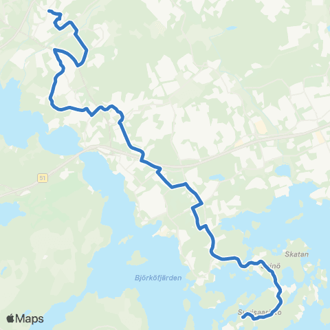 HSL Suvisaaristo-Espoonlahti (M)-Saunalahti-Kurttila-Kauklahti map
