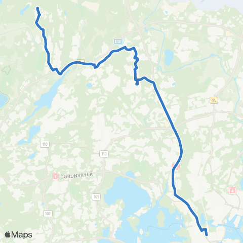 HSL Elielinaukio-Myyrmäki-Martinlaakso-Kalajärvi map