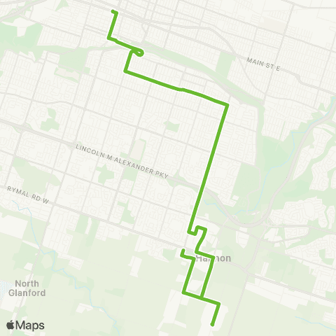HSR Upper Ottawa map