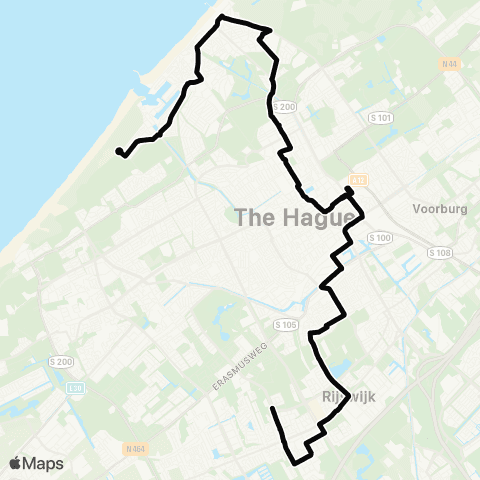 HTM Duindorp - Rijswijk De Schilp map
