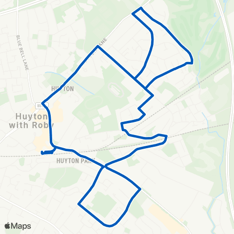 Huyton Travel Huyton Bus Station - Huyton Bus Station map