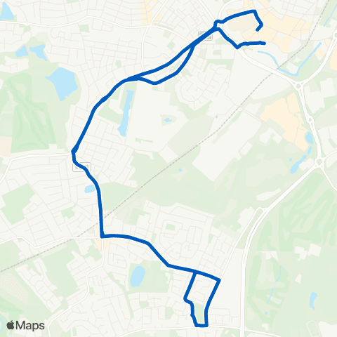 Huyton Travel Chalon Way West - Church Street map