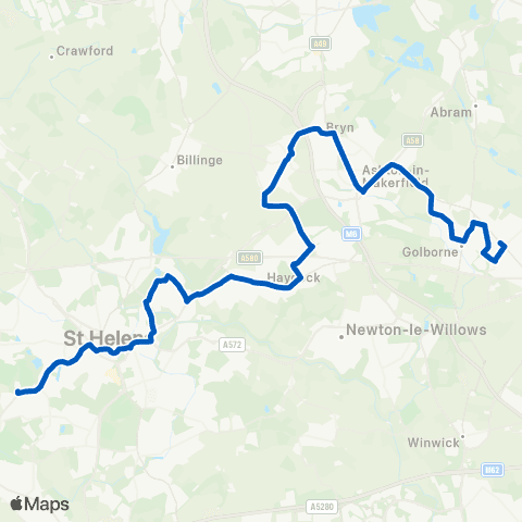 Huyton Travel Rectory Avenue - Freckleton Road map