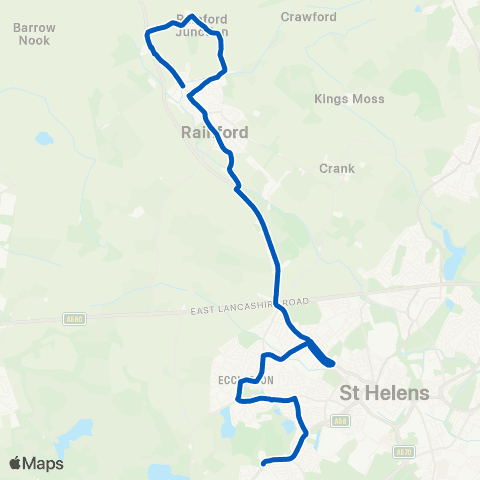 Huyton Travel Henderson Drive - Freckleton Road map
