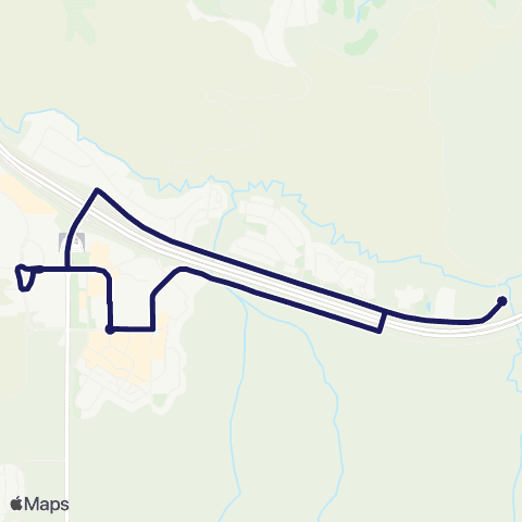High Valley Transit Bitner Connector map