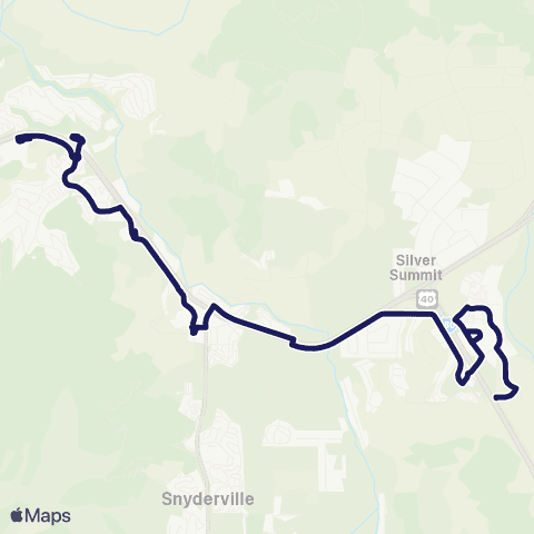 High Valley Transit Silver Creek Village map