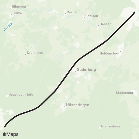 HVV Uelzen > Celle > Hannover map