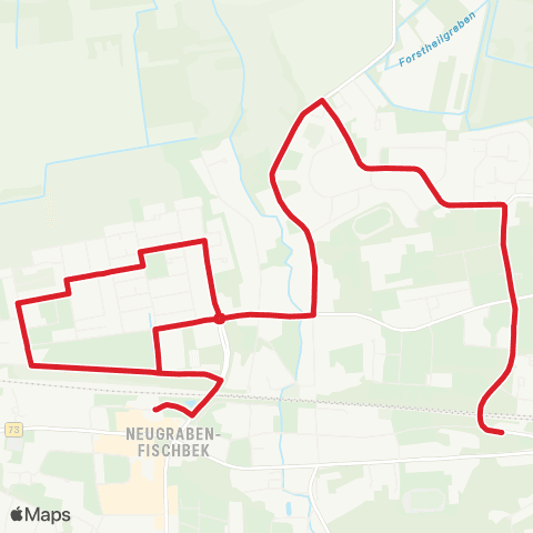 StadtBus/RegionalBus (Hamburg) Neuwiedenthal > Neugraben map