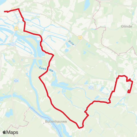 StadtBus/RegionalBus (Hamburg) Hauptbahnhof / Zob > Fünfhausen > Bf. Bergedorf > Energie-Campus Bergedorf map
