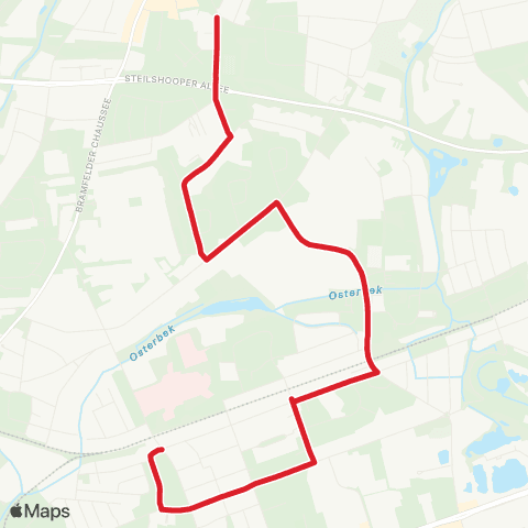 StadtBus/RegionalBus (Hamburg) Heukoppel > Wandsbek-Gartenstadt map