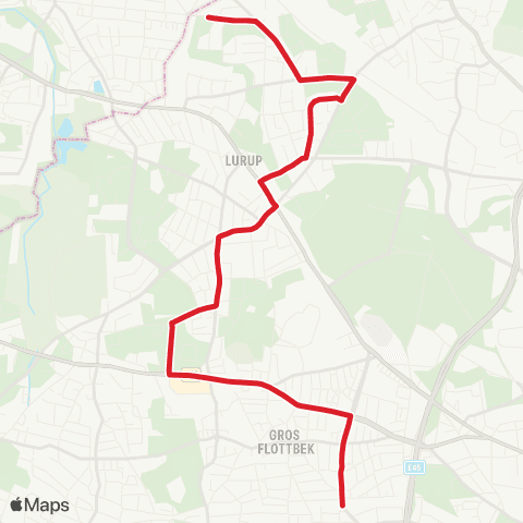 StadtBus/RegionalBus (Hamburg) Lurup, Neißestraße > Elbgaustraße > Osdorf > Othmarschen map