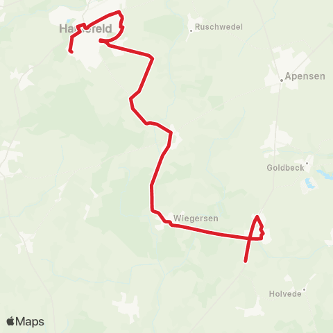 StadtBus/RegionalBus (Umland) Sauensiek - Griemshorst - Harsefeld map