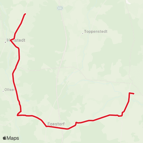 StadtBus/RegionalBus (Umland) Quarrendorf - Hanstedt - Egestorf - Salzhausen map
