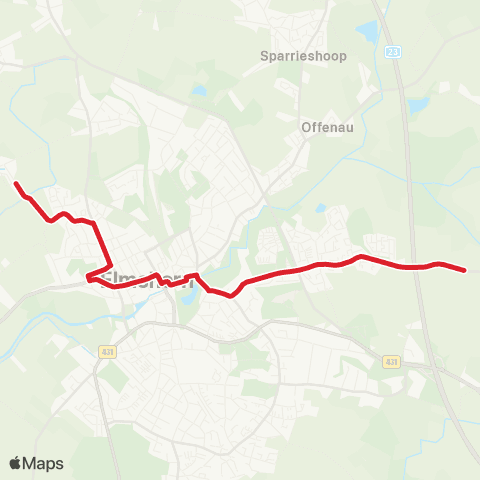 StadtBus/RegionalBus (Umland) Raa-Besenbek - Bf. Elmshorn - Kölln-Reisiek map