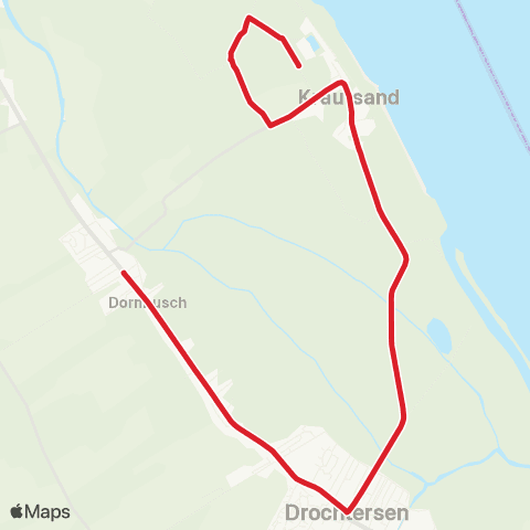 StadtBus/RegionalBus (Umland) Drochtersen - Krautsand map