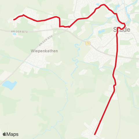 StadtBus/RegionalBus (Umland) Hagen - Riensförde - Bahnhof - Krankenhaus-Hahle - Haddorf map