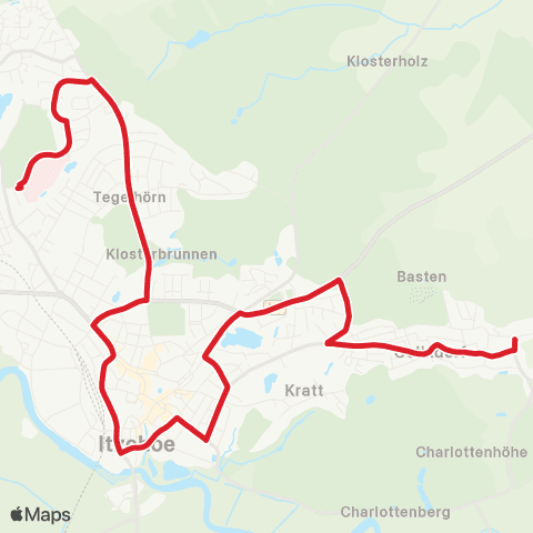 StadtBus/RegionalBus (Umland) Marie-Bornheim-Weg (Klinikum) > Itzehoe, Zob > Oelixdorf map