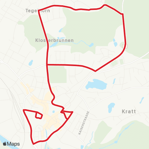 StadtBus/RegionalBus (Umland) Zob > Berufsbildungszentrum Rbz > Zob map