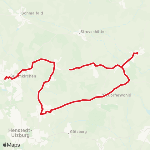 StadtBus/RegionalBus (Umland) Flexibus Kaltenkirchen map
