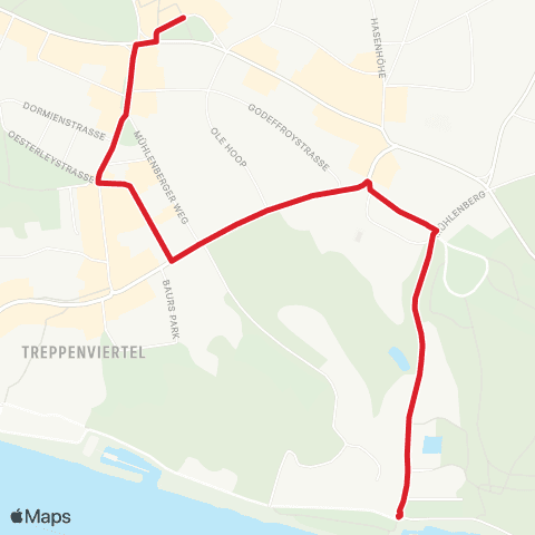 StadtBus/RegionalBus (Hamburg) Elbuferweg > Blankenese map