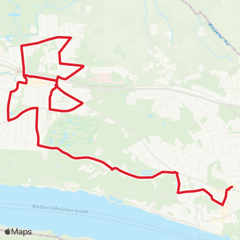 StadtBus/RegionalBus (Hamburg) Rissen, Falkensteiner Ufer / Blankenese > Rissen > Rissen map