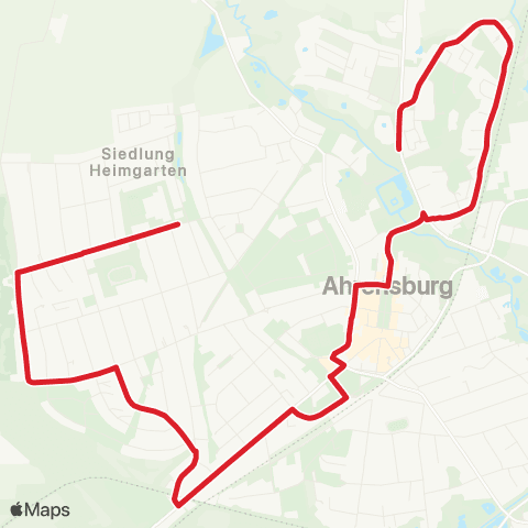 StadtBus/RegionalBus (Hamburg) Gartenholz > Bf. Ahrensburg > Ahrensburg West > Schulzentr. AM Heimgarten map