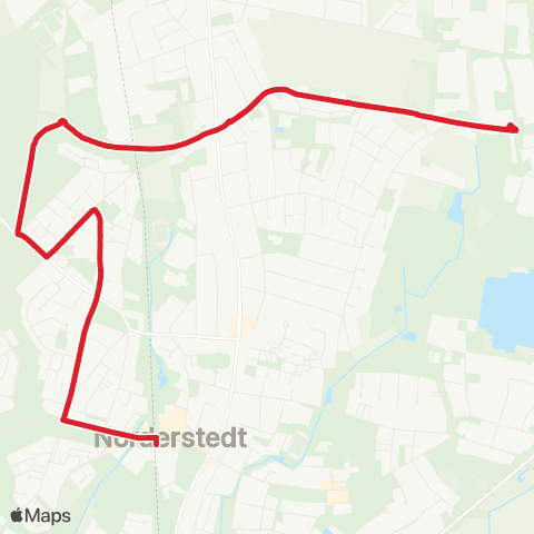 StadtBus/RegionalBus (Hamburg) %Ubnorderstedt Mitte > Garstedt > Friedrichsgabe > Harksheide map