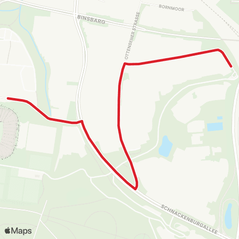 Andere Linien S Stellingen - Arenen map