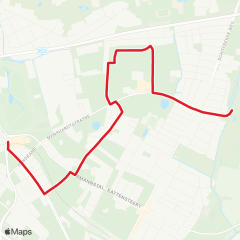 StadtBus/RegionalBus (Hamburg)  map