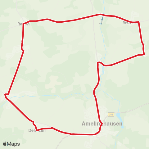 StadtBus/RegionalBus (Umland)  map