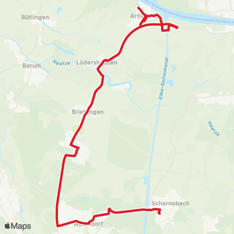 StadtBus/RegionalBus (Umland)  map