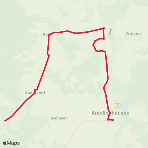 StadtBus/RegionalBus (Umland)  map